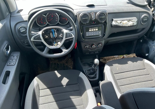 Dacia Lodgy cena 36000 przebieg: 14453, rok produkcji 2022 z Gościno małe 137